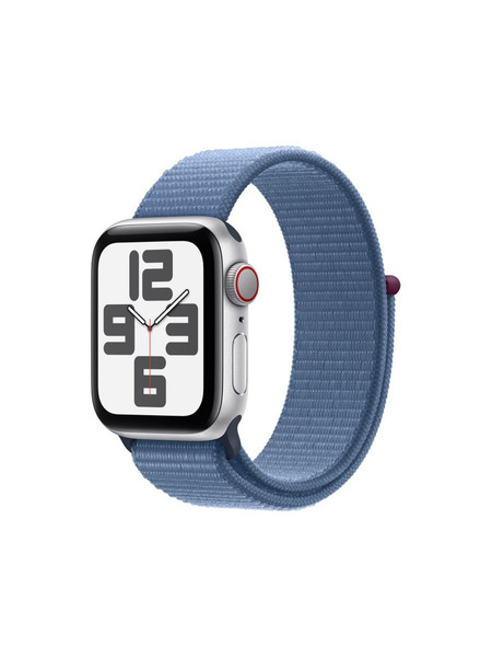 Apple Watch SE 第2世代（GPS + Cellularモデル）- アルミニウムケースとスポーツループ - カーボンニュートラル 詳細画像 シルバー 1
