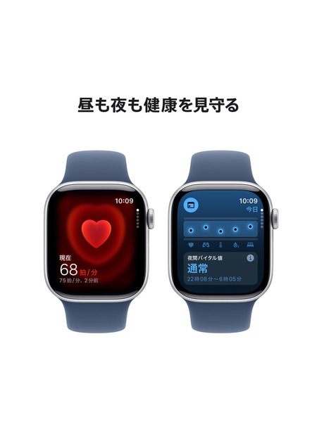 Apple Watch Series 10（GPS + Cellularモデル）-アルミニウムケースとスポーツバンド 詳細画像 シルバー 5