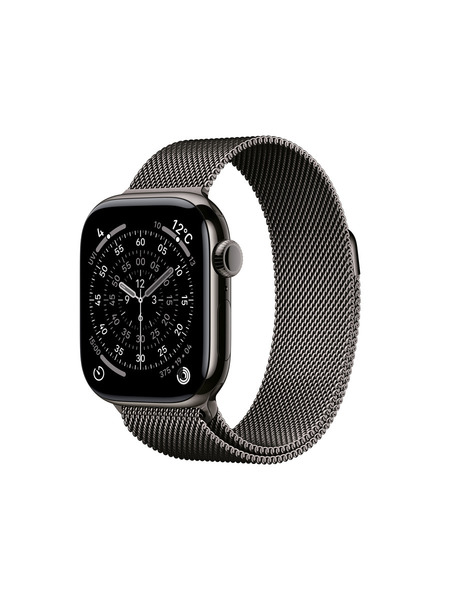 Apple Watch Series 11（GPS + Cellularモデル）- チタニウムケースとミラネーゼループ 詳細画像 スレート 1