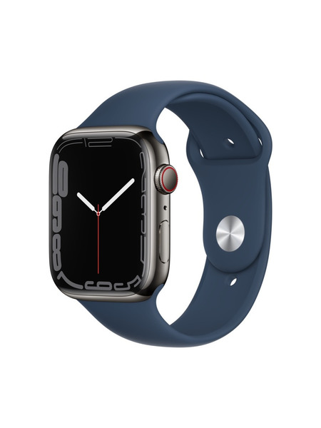 Apple Watch Series 7（GPS + Cellularモデル）ステンレススチールケースとスポーツバンド 詳細画像 グラファイト 1