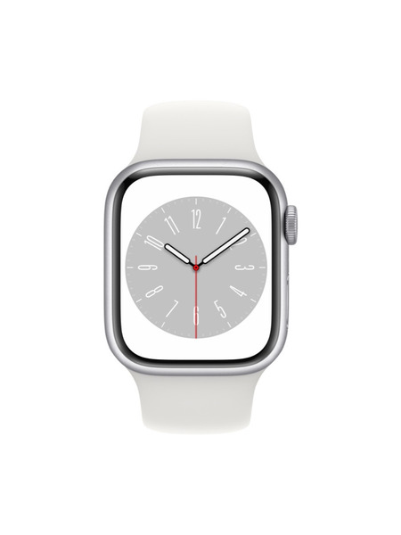 Apple Watch Series 8（GPS + Cellularモデル）アルミニウムケースとスポーツバンド 詳細画像 シルバー 2