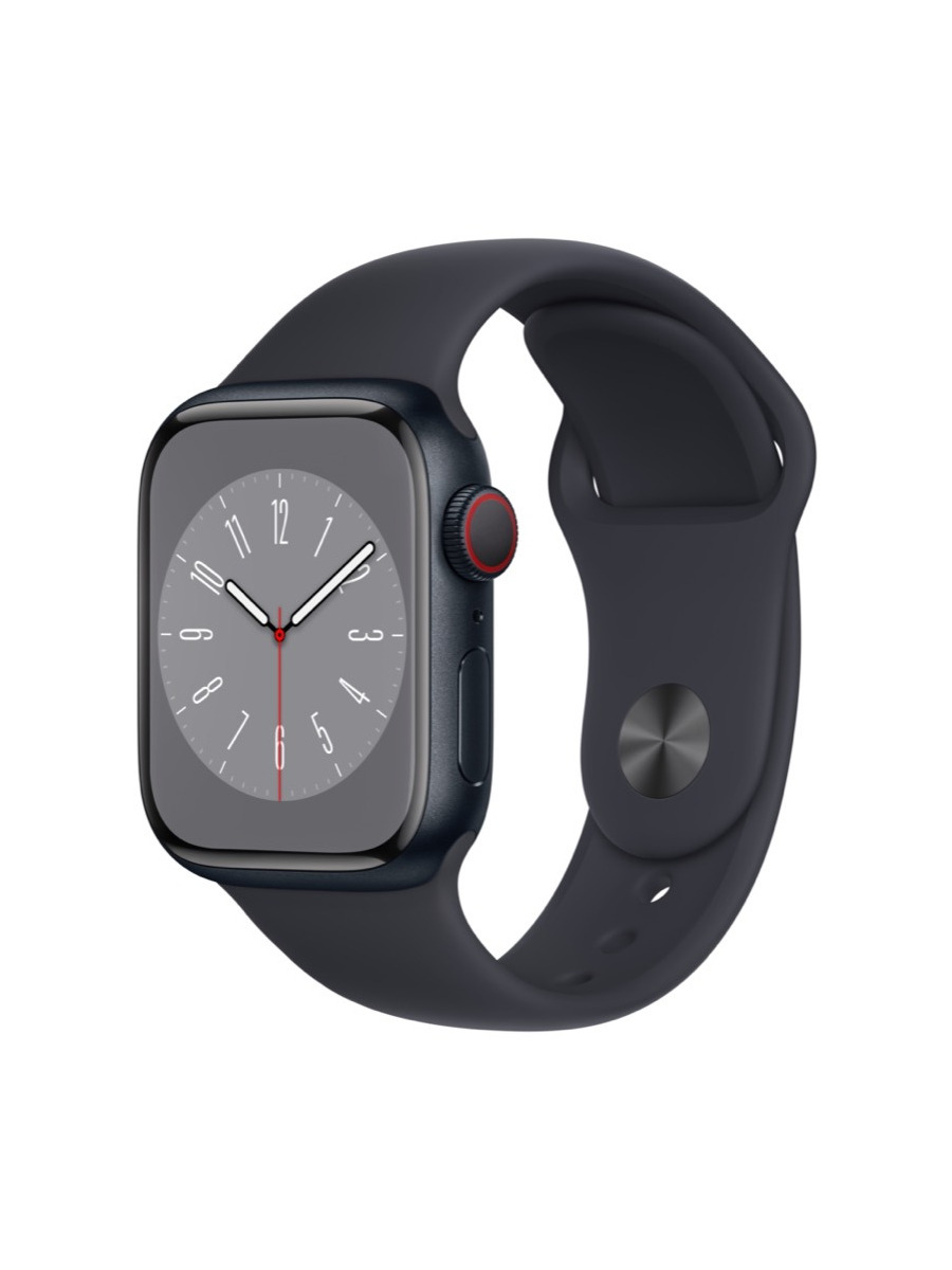 Series8[41mm GPS]アルミニウム ミッドナイト Apple Watch MNP…