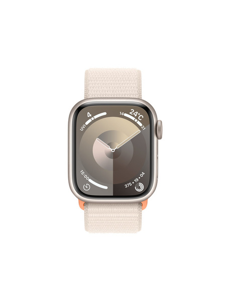 Apple Watch Series9（GPS + Cellularモデル）- アルミニウムケースとスポーツループ - カーボンニュートラル 詳細画像 スターライト 2