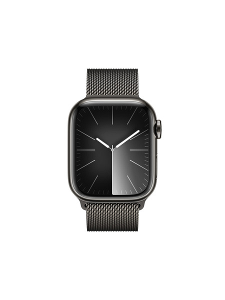 Apple-Watch-Series9-Cellular-Stainless-Milanese 詳細画像 グラファイト 2