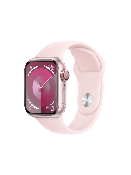 Apple Watch Series 9（GPS + Cellularモデル）-アルミニウムケースとスポーツバンド 詳細画像 ピンク 1