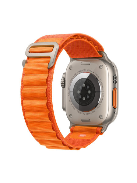 Apple Watch Ultra（GPS + Cellularモデル）- チタニウムケースとアルパインループ 詳細画像 オレンジ 3