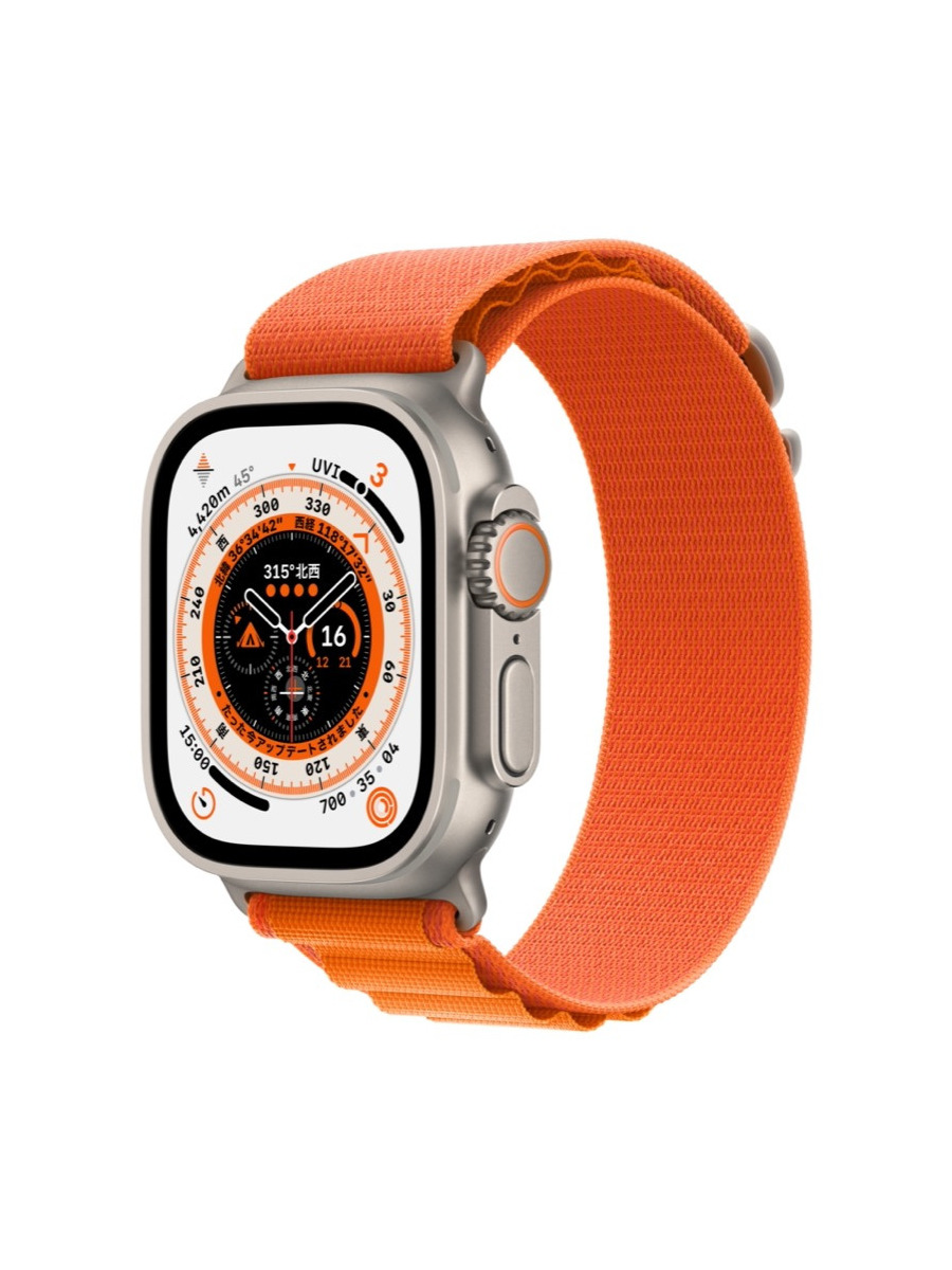 Apple Watch Ultra（GPS + Cellularモデル）- チタニウムケースと