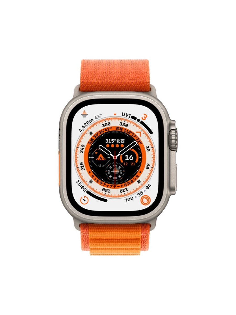 Apple Watch Ultra（GPS + Cellularモデル）- チタニウムケース