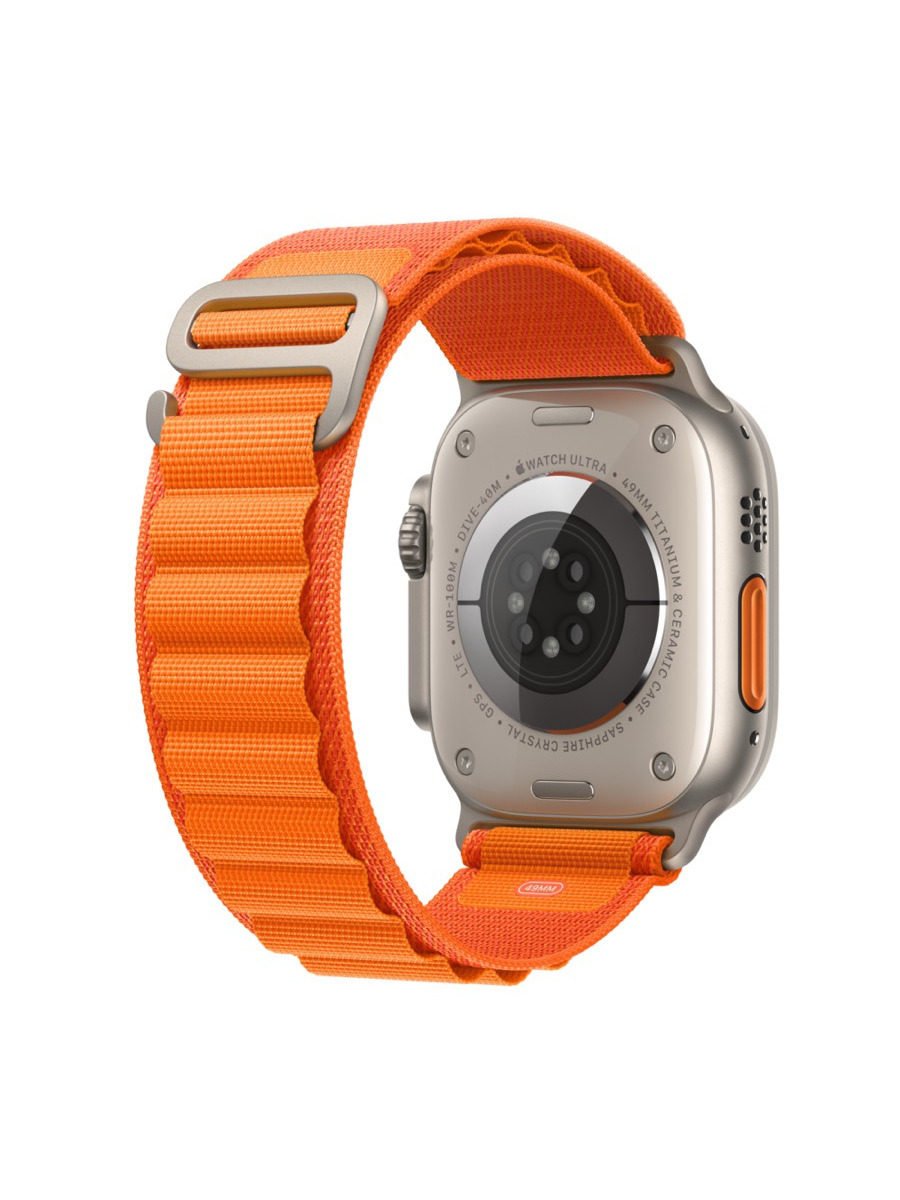 Apple Watch Ultra オレンジアルパインループバッテリー最大容量100%