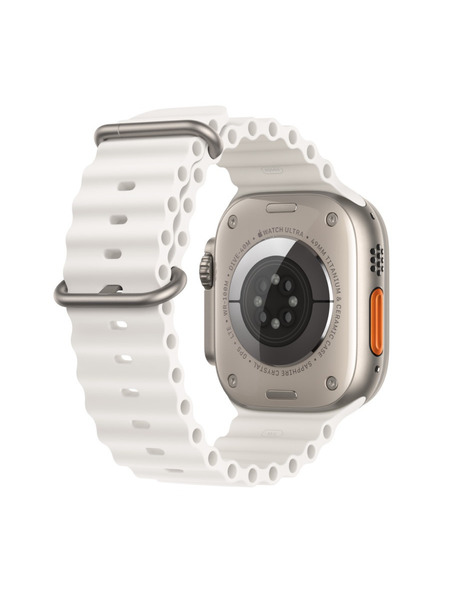 Apple Watch Ultra（GPS + Cellularモデル）- チタニウムケースとオーシャンバンド 詳細画像 ホワイト 3