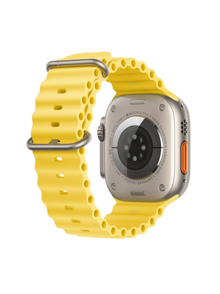 Apple Watch Ultra（GPS + Cellularモデル）- チタニウムケースとオーシャンバンド 詳細画像 イエロー 3