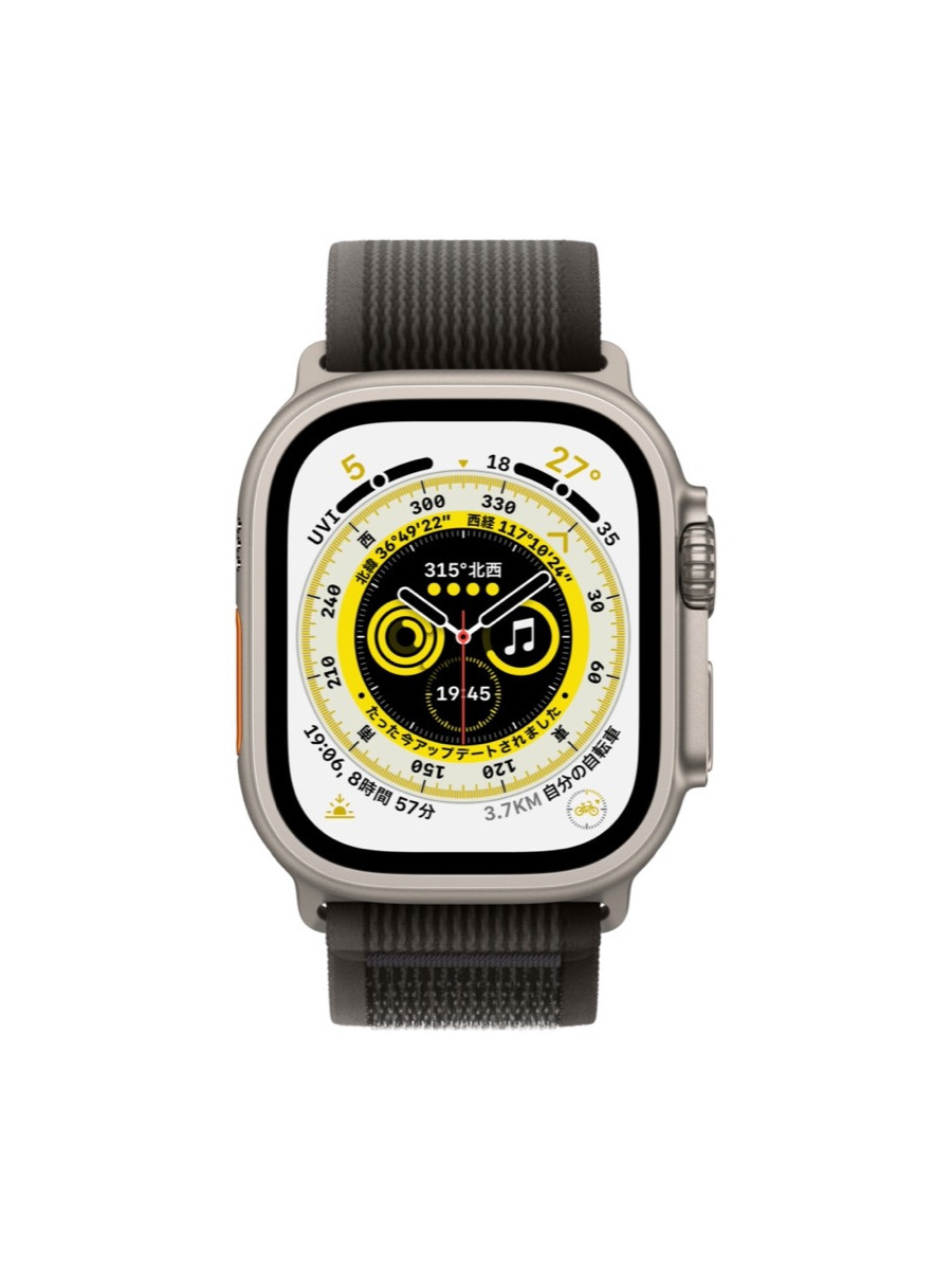 Apple Watch Ultra（GPS + Cellularモデル）- チタニウムケースと ...