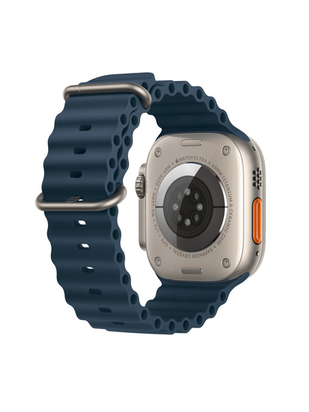 Apple Watch Ultra2（GPS + Cellularモデル）- チタニウムケースとオーシャンバンド 詳細画像 ブルー 3