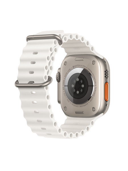 Apple Watch Ultra2（GPS + Cellularモデル）- チタニウムケースとオーシャンバンド 詳細画像 ホワイト 3