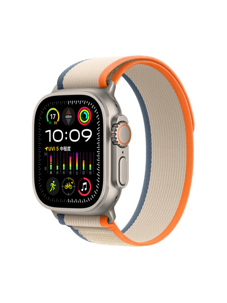 Apple Watch Ultra2（GPS + Cellularモデル）- チタニウムケースとトレイルループ - カーボンニュートラル 詳細画像 オレンジ/ベージュ 1