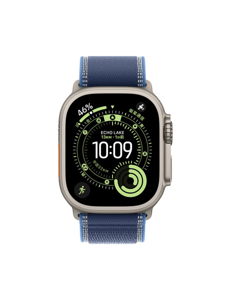 Apple Watch Ultra 3（GPS + Cellularモデル）- チタニウムケースとトレイルループ 詳細画像 ナチュラル 2