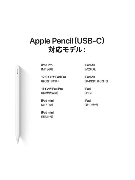 Apple Pencil（USB-C） 詳細画像 ホワイト 4