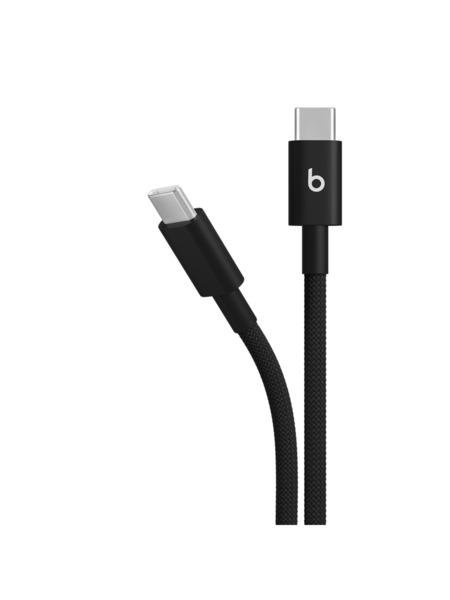 Beats USB-C - USB-C 編み込み式充電ケーブル（1.5m） 詳細画像 ボルトブラック 1