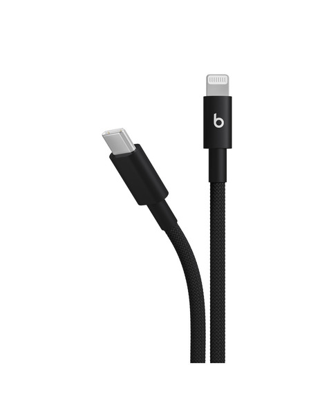 Beats USB-C - Lightning 編み込み式充電ケーブル（1.5m） 詳細画像 ボルトブラック 1
