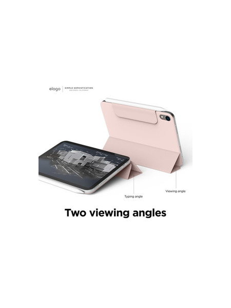 【iPad mini 6 (2021) 対応】レザー風ケース 詳細画像 ピンクサンド 6