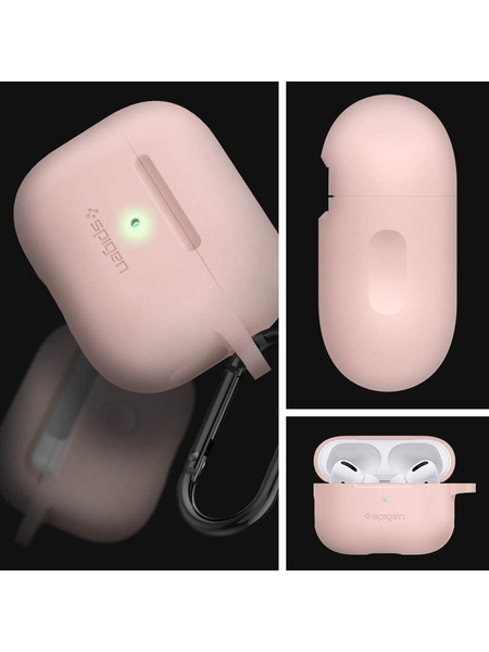 AirPods Pro カラビナ リング 付き シリコンケース 詳細画像 ピンク 3