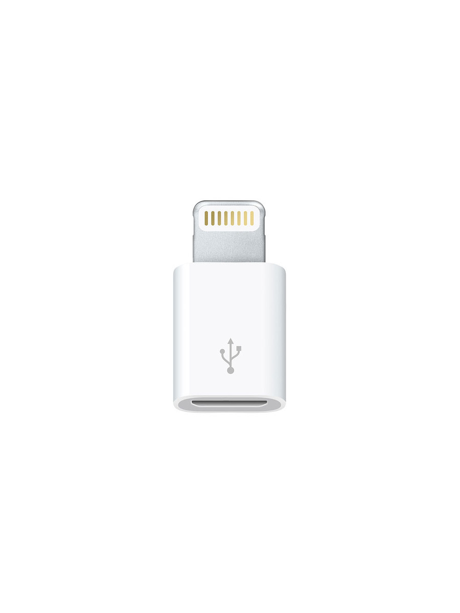 Lightning - Micro USBアダプタ 詳細画像 ホワイト 1