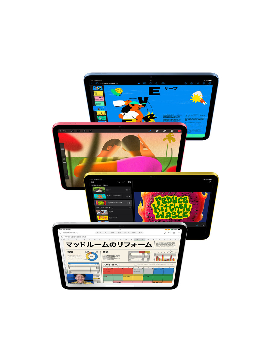 人気特売iPad 10世代　10.9 screen， Wi-Fi only iPad本体