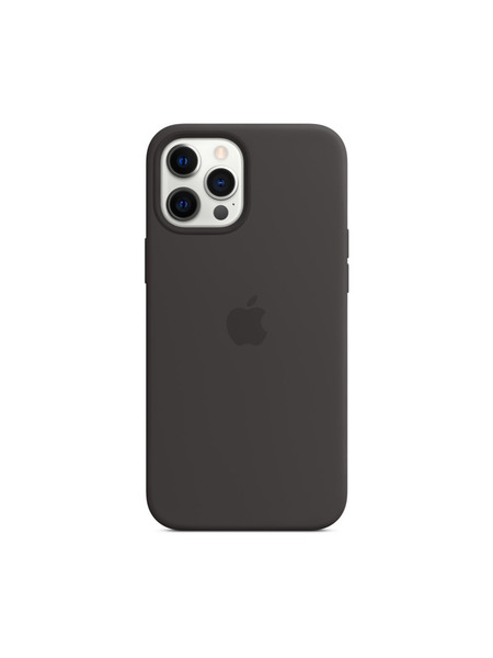 iPhone12ProMax-silicone-case 詳細画像 ブラック 1