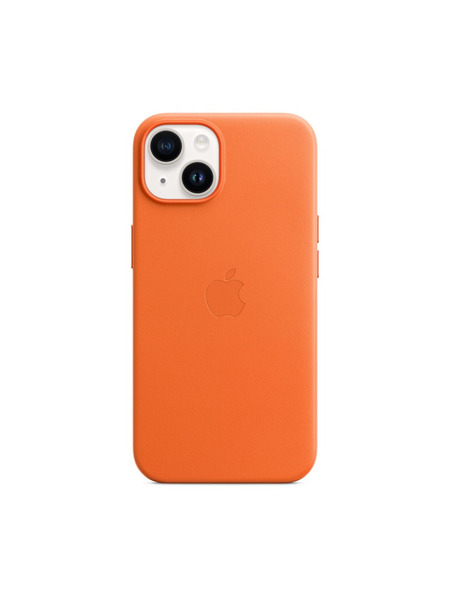 MagSafe対応iPhone 14レザーケース 詳細画像 オレンジ 1