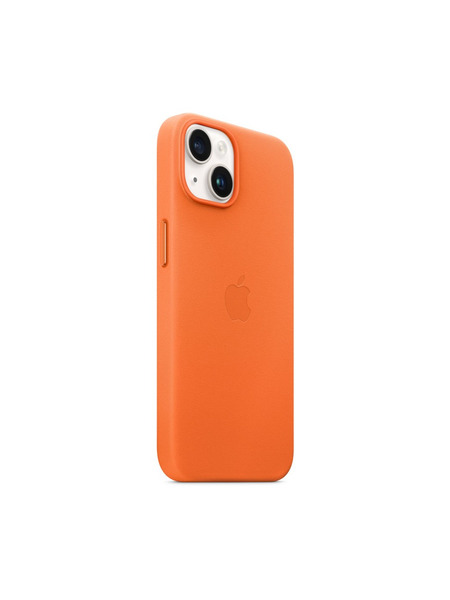 MagSafe対応iPhone 14レザーケース 詳細画像 オレンジ 2