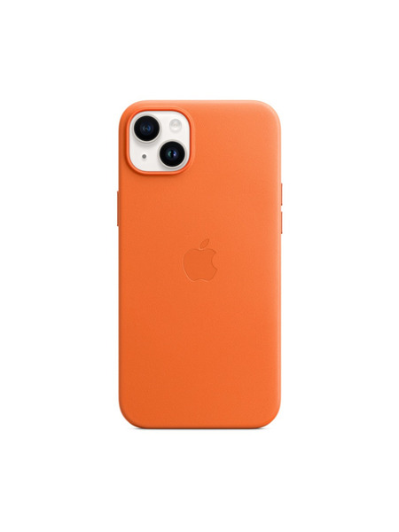 iPhone14Plus-leathercase 詳細画像 オレンジ 1