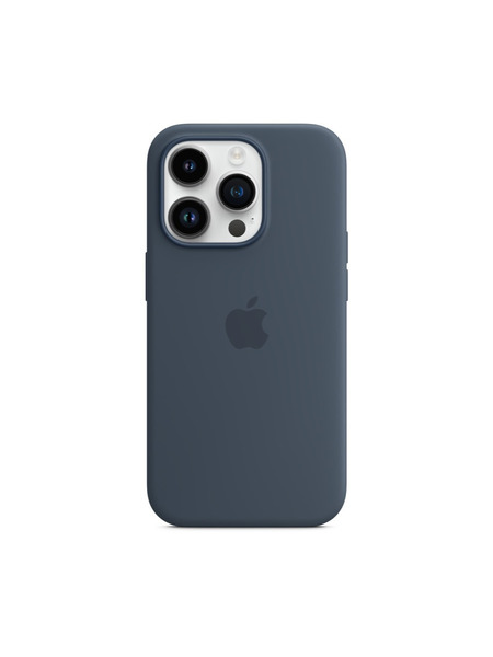 MagSafe対応iPhone 14 Proシリコーンケース 詳細画像 ストームブルー 1