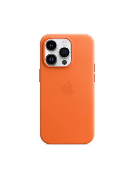 MagSafe対応iPhone 14 Proレザーケース 詳細画像 オレンジ 1