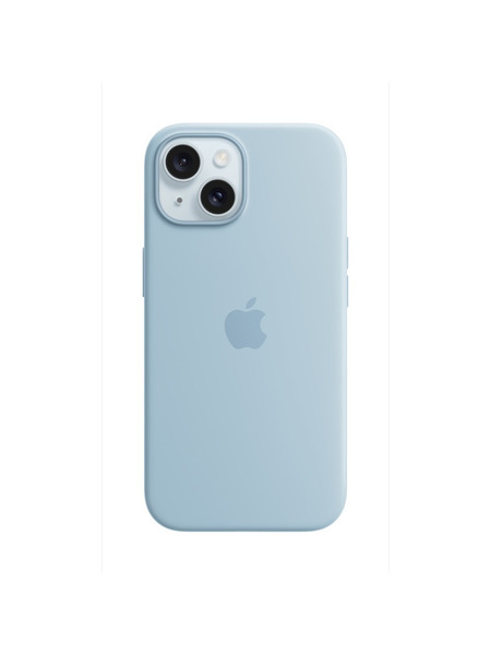 MagSafe対応iPhone 15シリコーンケース 詳細画像 ライトブルー 1