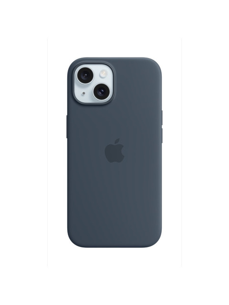 MagSafe対応iPhone 15シリコーンケース 詳細画像 ストームブルー 1