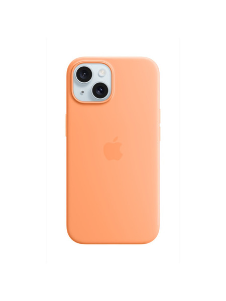 MagSafe対応iPhone 15シリコーンケース 詳細画像 オレンジソルベ 1