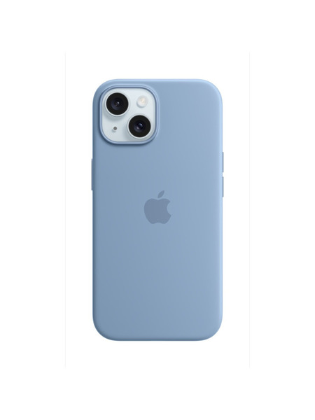 MagSafe対応iPhone 15シリコーンケース 詳細画像 ウインターブルー 1