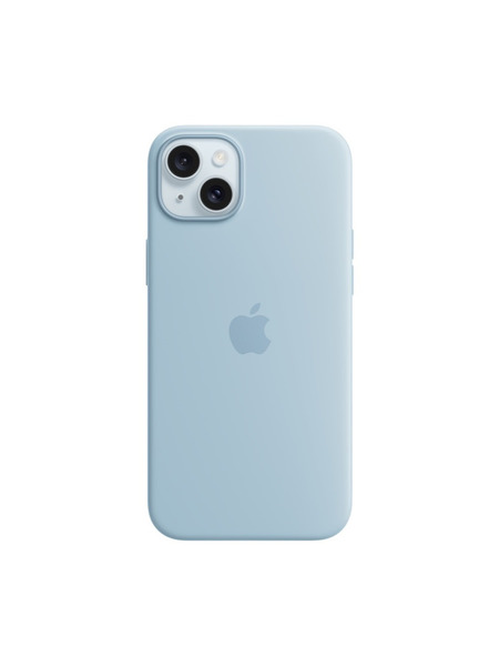 iPhone15Plus-SiliconeCase 詳細画像 ライトブルー 1