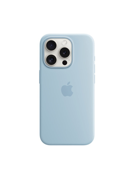 iPhone15Pro-SiliconeCase 詳細画像 ライトブルー 1