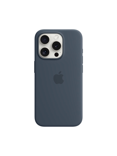 MagSafe対応iPhone 15 Proシリコーンケース 詳細画像 ストームブルー 1