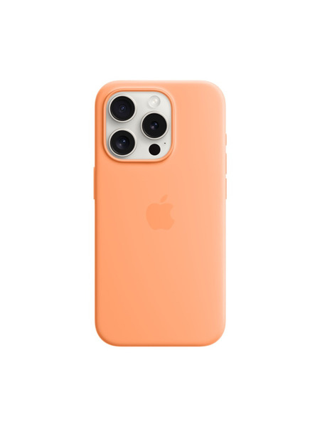 MagSafe対応iPhone 15 Proシリコーンケース 詳細画像 オレンジソルベ 1