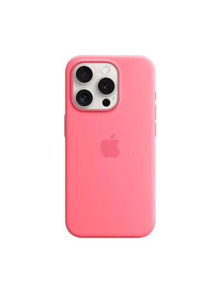 MagSafe対応iPhone 15 Proシリコーンケース 詳細画像 ピンク 1