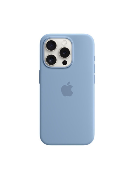 MagSafe対応iPhone 15 Proシリコーンケース 詳細画像 ウインターブルー 1