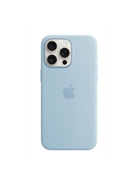 MagSafe対応iPhone 15 Pro Maxシリコーンケース 詳細画像 ライトブルー 1