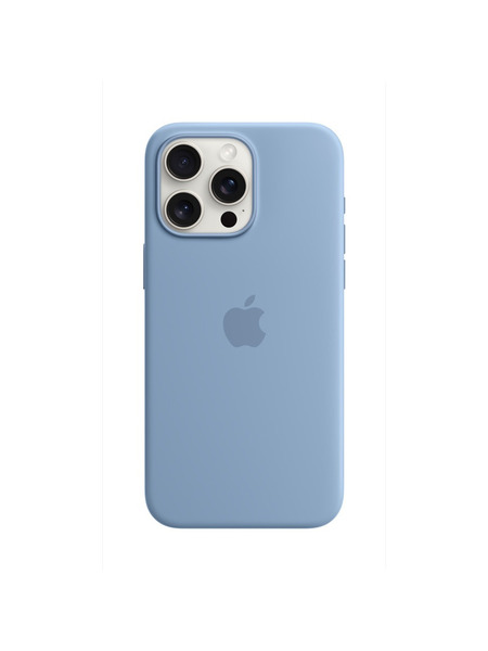 MagSafe対応iPhone 15 Pro Maxシリコーンケース 詳細画像 ウインターブルー 1