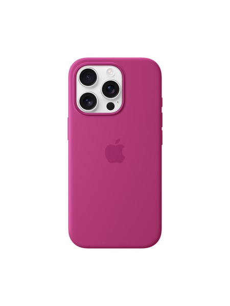 iPhone16Pro-SiliconeCase 詳細画像 フクシア 1