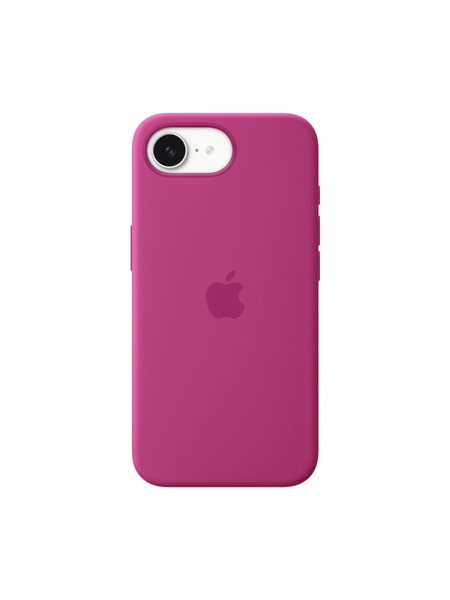 iPhone16e-SiliconeCase 詳細画像 フクシア 1