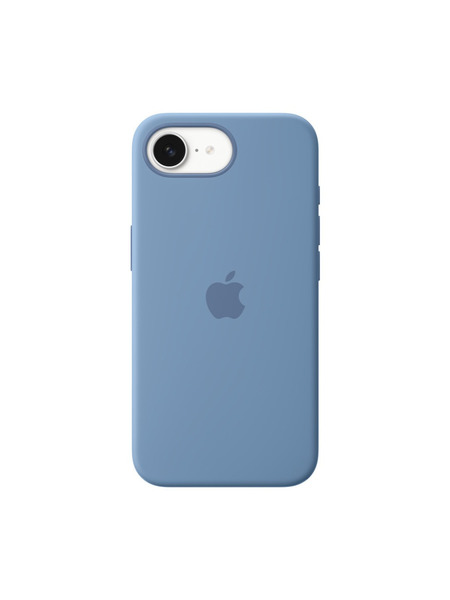 iPhone16e-SiliconeCase 詳細画像 ウインターブルー 1