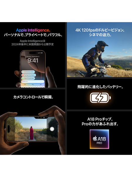 iPhone16pro 詳細画像 ブラックチタニウム 7