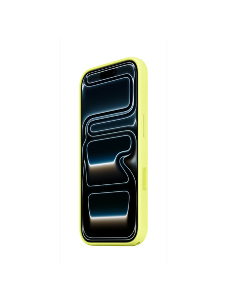 MagSafe対応iPhone 17 Proシリコーンケース 詳細画像 ネオンイエロー 2